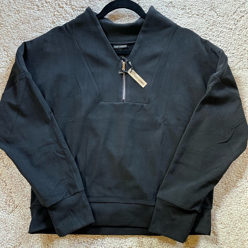 Coco + Carmen Women’s Smooth Zipper Pullover